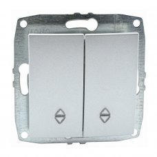 Выключатель проходной 2 клавишный 500-002123-111