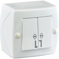 Выключатель проходной 2 клавишный Octans 104-010101-111