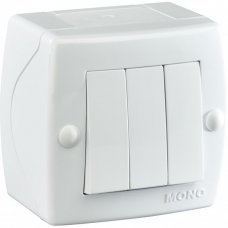 Выключатель 3 клавишный Octans 104-010101-114