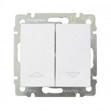 Выключатель управления жалюзи 2 клавишный 774404 Valena 