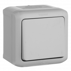 Выключатель 1 клавишный 782330 Quteo