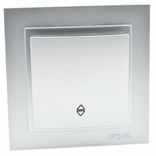 Выключатель проходной 1 клавишный Despina 102-212125-109