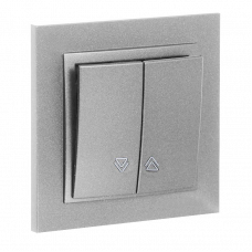 Выключатель управления жалюзи 2 клавишный Despina 102-212125-113