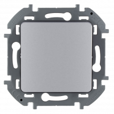 Выключатель промежуточный 1 клавишный 673682 алюминий Inspiria