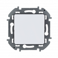 Выключатель проходной 1 клавишный 673650 белый Inspiria