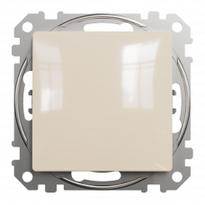 Выключатель 1 клавишный бежевый Sedna Schneider