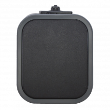 Выключатель проходной 1 клавишный IP54 серый/черный Abex