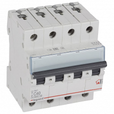 Выключатель автоматический 4P C 40A 6kA TX³ 404074