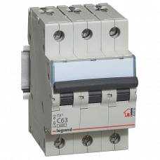 Intrerupator automat 3P C 63A 6kA TX³ 404062