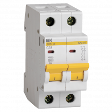 Автоматический выключатель 2P 25A 4.5kA C VА47-29 IEK
