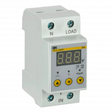 Реле напряжения 32A 36мм RN-d однофазное IEK