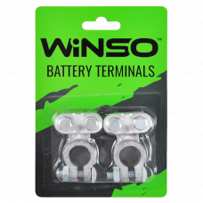 Клеммы для аккумулятора свинец 2шт. 200гр. Winso
