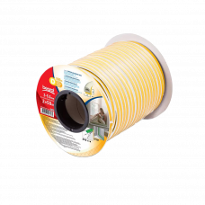 Уплотнитель самоклеющийся белый 9x6мм