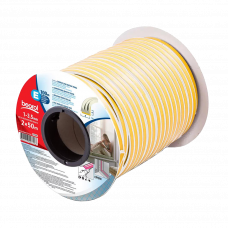 Уплотнитель самоклеющийся белый 9x4мм