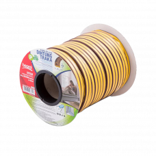 Уплотнитель самоклеющийся коричневый 9x5.5мм