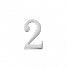 Цифра дверная 2 хром Apecs DN-01-2-Z-CR