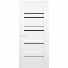 Дверное полотно Алберо винил Дублин стекло черное 80х200х3.4см