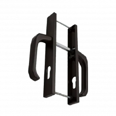 Ручка дверная Алюминий ПВХ коричневый 35х85мм ATTACK