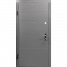 Дверь металлическая DT.501 левая 205х86см грифель/пломбир 