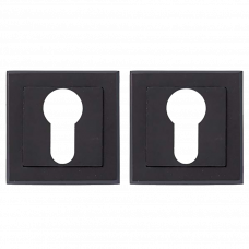 Розетта дверная для сердцевины черный матовый