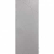 Дверное полотно Meridian эмаль серый 800