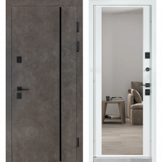 Дверь металлическая Термо Ультра 546 рокси антрацит/белый шагрень 86x205см правая