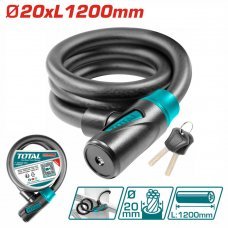 Замок противоугонный для велосипеда 20х1200мм Total TBK12012