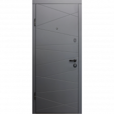 Дверь металлическая Ray антрацитово-серый 86x205см левая
