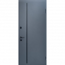 Дверь металлическая Thermo Nautilus МДФ графитово-серый 96x205см правая