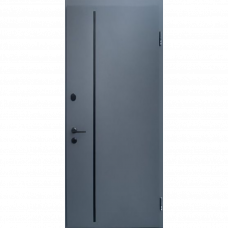 Дверь металлическая Thermo Nautilus графитово-серый 96x205см правая