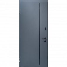Дверь металлическая Thermo Nautilus графитово-серый 96x205см левая