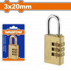 Замок навесной 3-значный кодовый 20мм Wadfow WPD3423