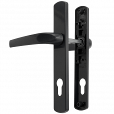 Ручка дверная Алюминий ПВХ антрацит 30мм Happy 7016