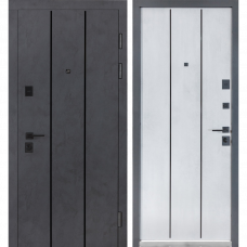 Дверь металлическая Ultra 535 бетон антрацит/бетон сноу 85x205см правая