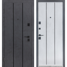 Дверь металлическая Ultra 535 бетон антрацит/бетон сноу 85x205см левая