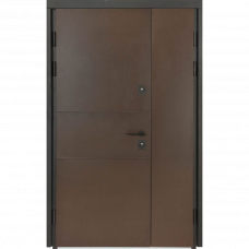 Дверь металлическая Термо House 703/191 Wenge/Wenge 120x205см левая