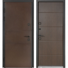 Дверь металлическая Термо House 703/191 Wenge/Wenge 85x205см левая