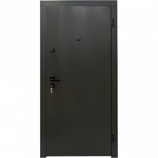 Дверь металлическая Тип-14 антрацит/силк белый 86x205см правая