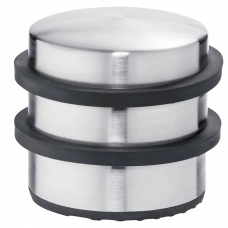 Ограничитель дверной напольная фиксация сталь 91х84мм хром Livarno