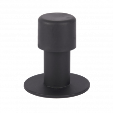 Ограничитель дверной Zenit UD-01-INOX черный матовый 