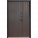 Дверь металлическая Термо House 710/265 Wenge/Wenge 120x205см правая