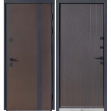Дверь металлическая Термо House 710/265 Wenge/Wenge 85x205см правая