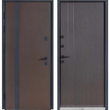 Дверь металлическая Термо House 710/265 Wenge/Wenge 85x205см левая