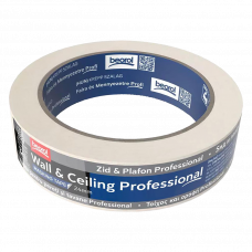 Лента малярная прочное склеивание Wall Professional 24мм 33м