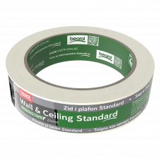 Лента малярная среднее склеивание Wall Standard 24мм 33м