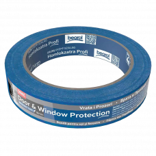 Лента малярная 18мм 33м внутренняя среднее склеивание Door&Window Beorol