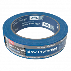 Лента малярная 24мм 33м внутренняя среднее склеивание Door&Window Beorol