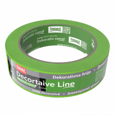 Лента малярная 30мм 33м внутренняя низкое склеивание Deco Line Beorol
