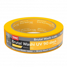 Лента малярная 30мм 33м внешние/внутренние поверхности UV 90 дней Washi Brutal Beorol