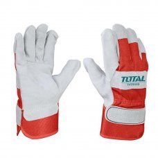 Перчатки рабочие для сварки кожаные Total TSP14101